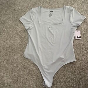 NEW SO Notchneck Contour Bodysuit
